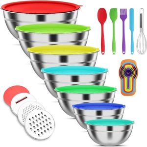 Tinana Mixing Bowls With Lids